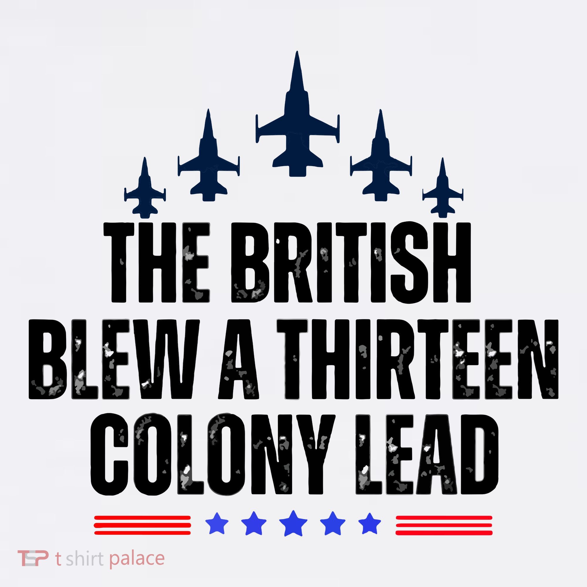 The British Blew A 13 Colony Lead Funny Patriotic Women's Hoodie