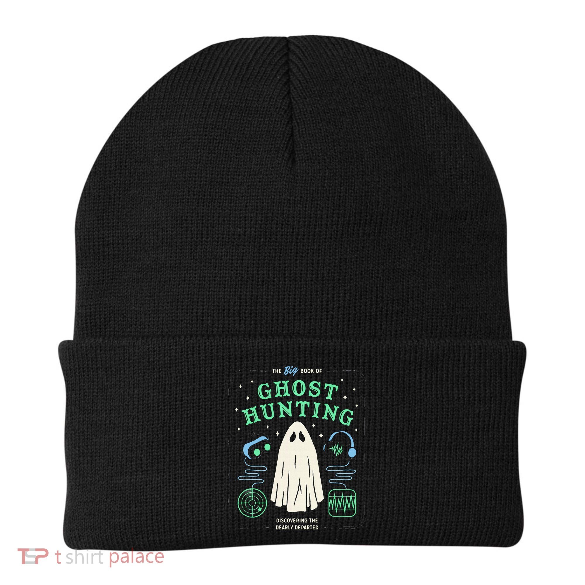 The Big Book Of Ghost Hunting Funny Halloween Beanie