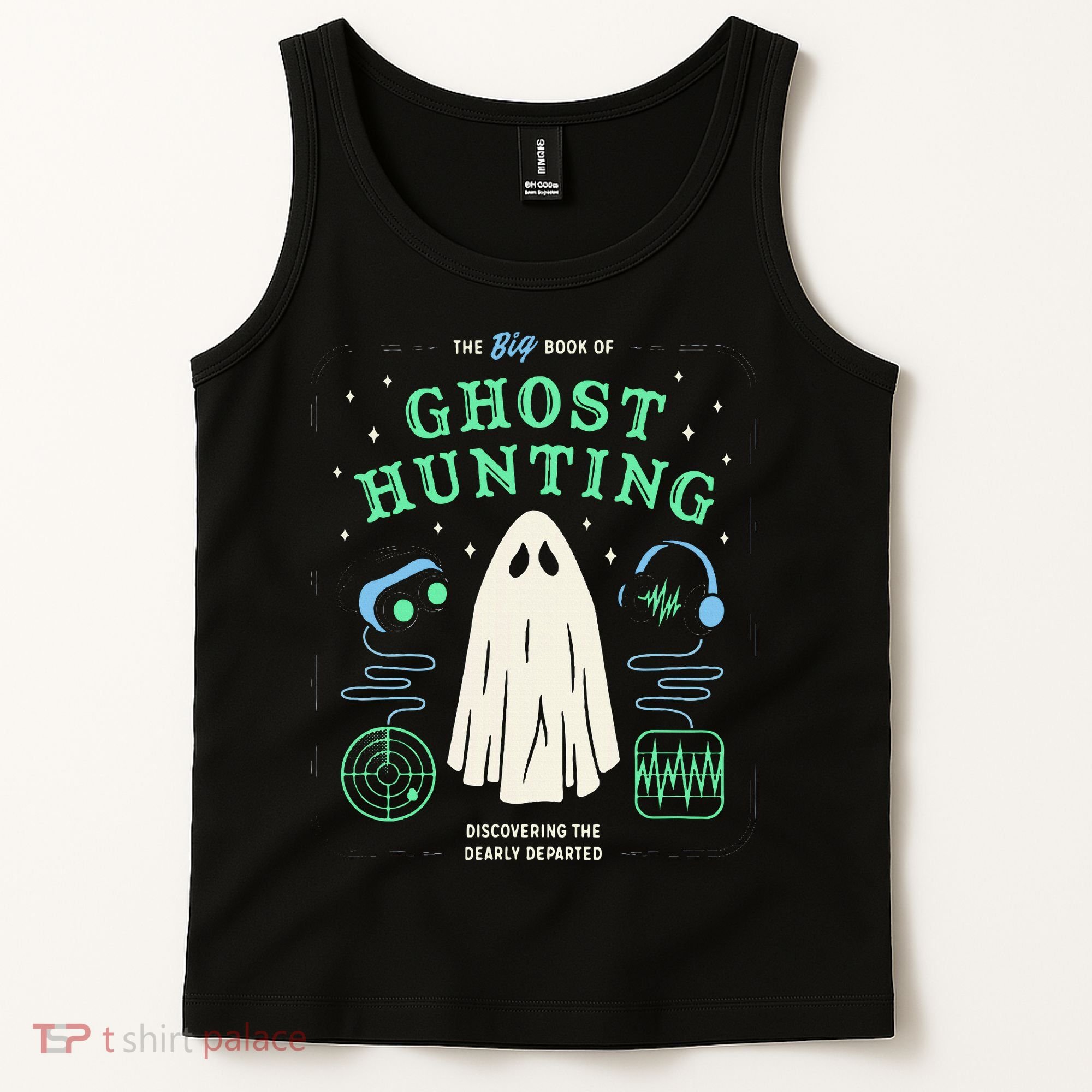 The Big Book Of Ghost Hunting Funny Halloween Tank Top