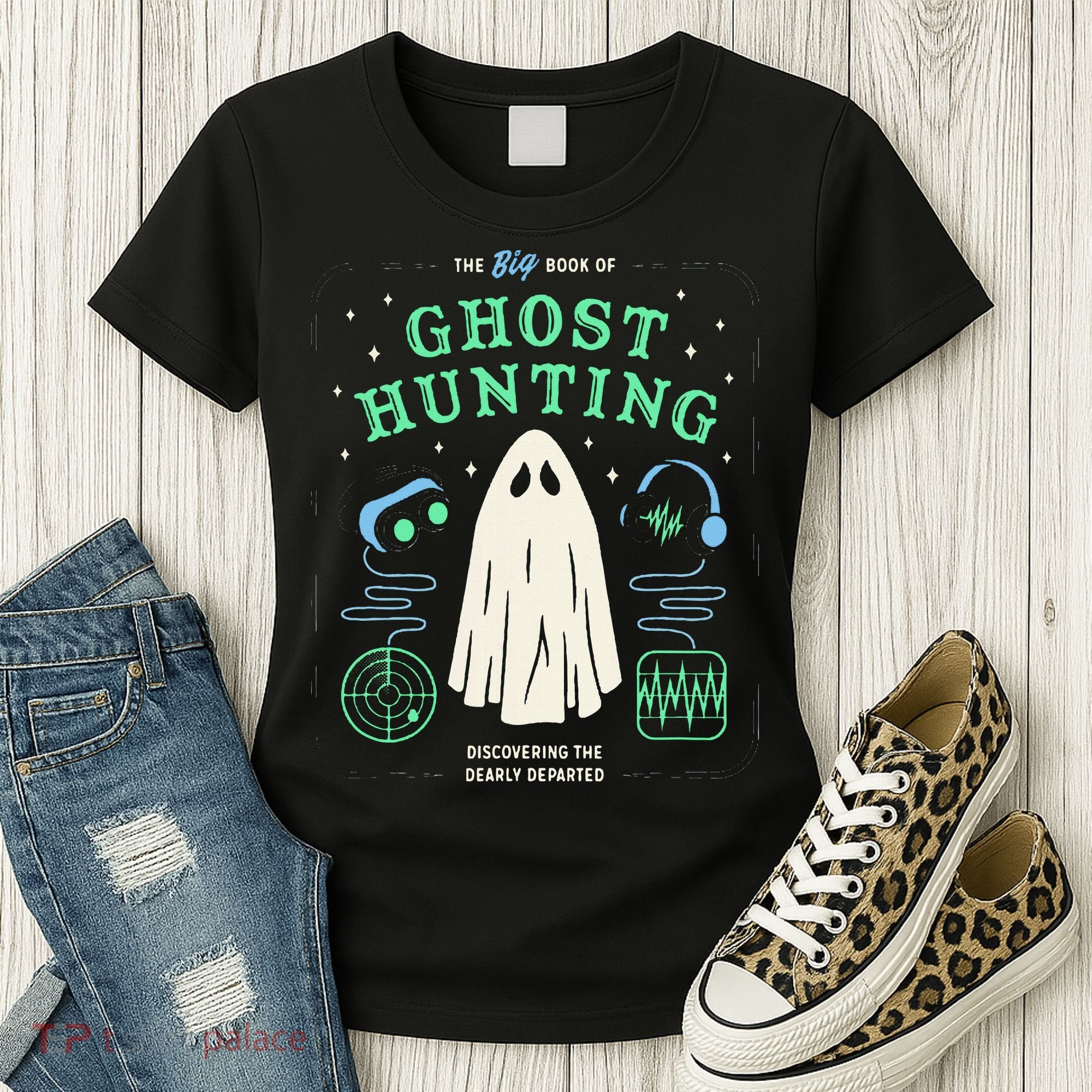 The Big Book Of Ghost Hunting Funny Halloween Women's T-Shirt