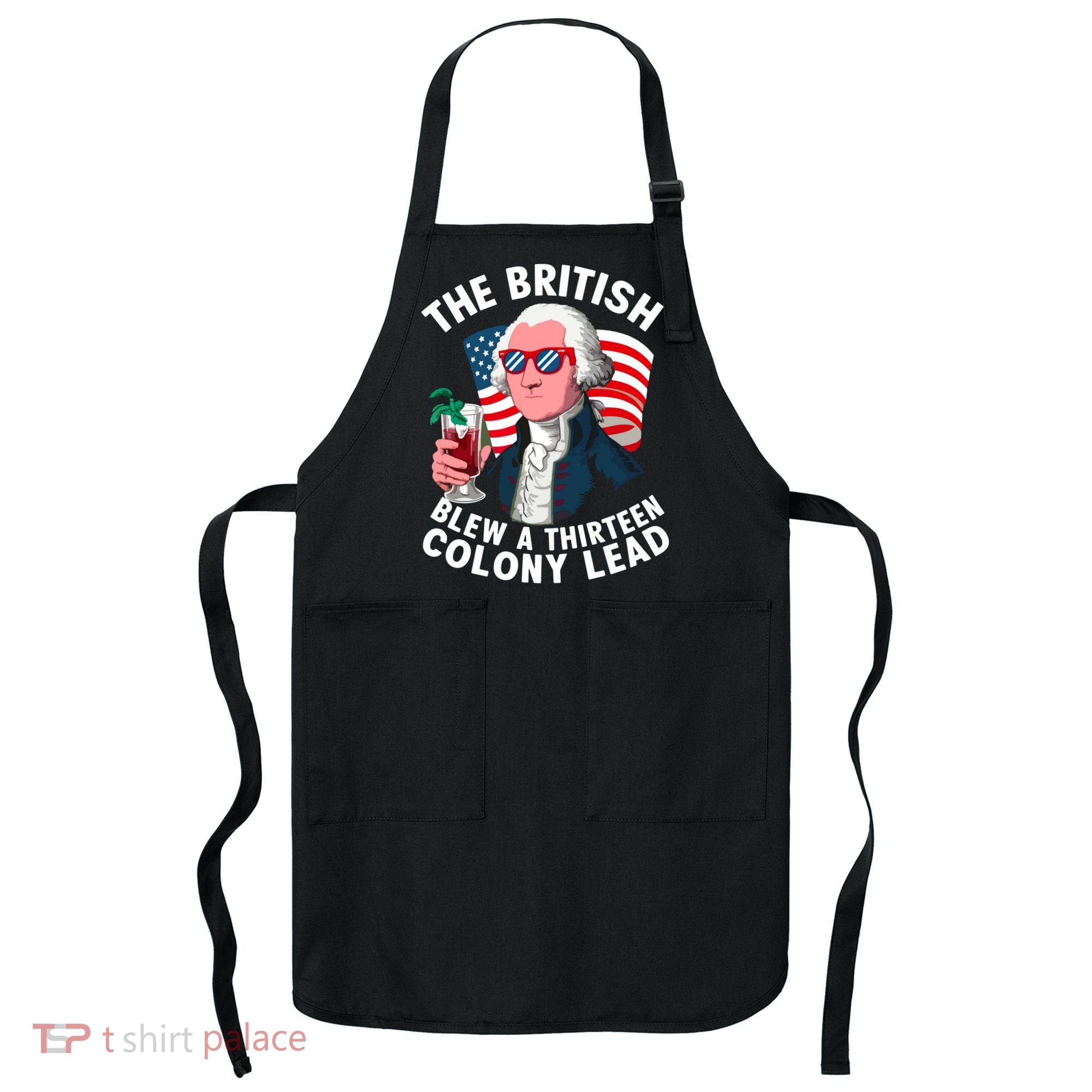 The British Blew A 13 Colony Lead Apron