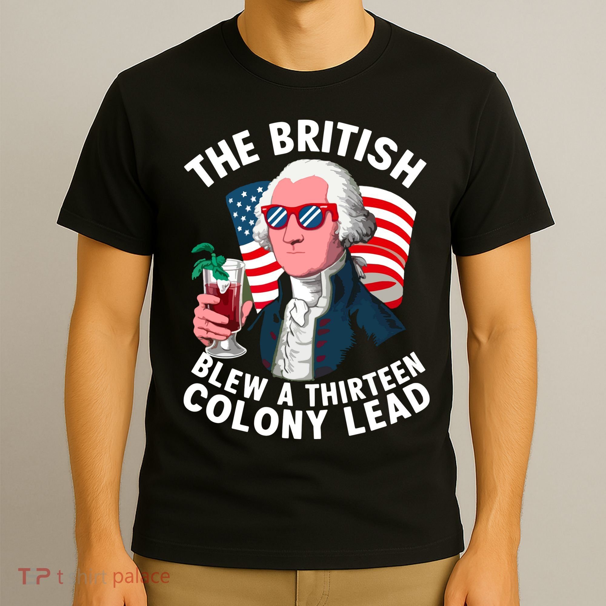 The British Blew A 13 Colony Lead T-Shirt