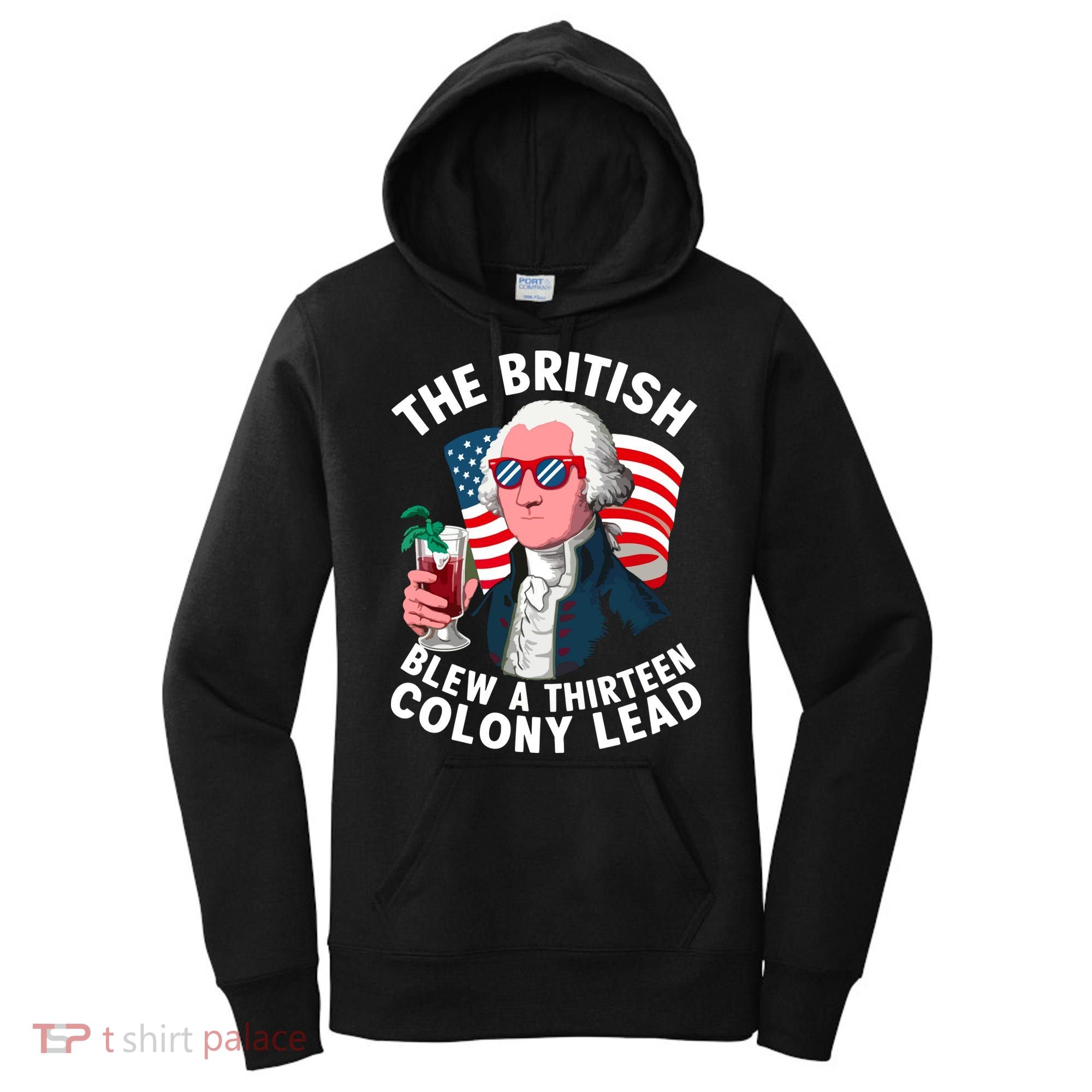 The British Blew A 13 Colony Lead Women's Hoodie