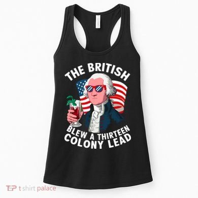 The British Blew A 13 Colony Lead Women's Tank Top