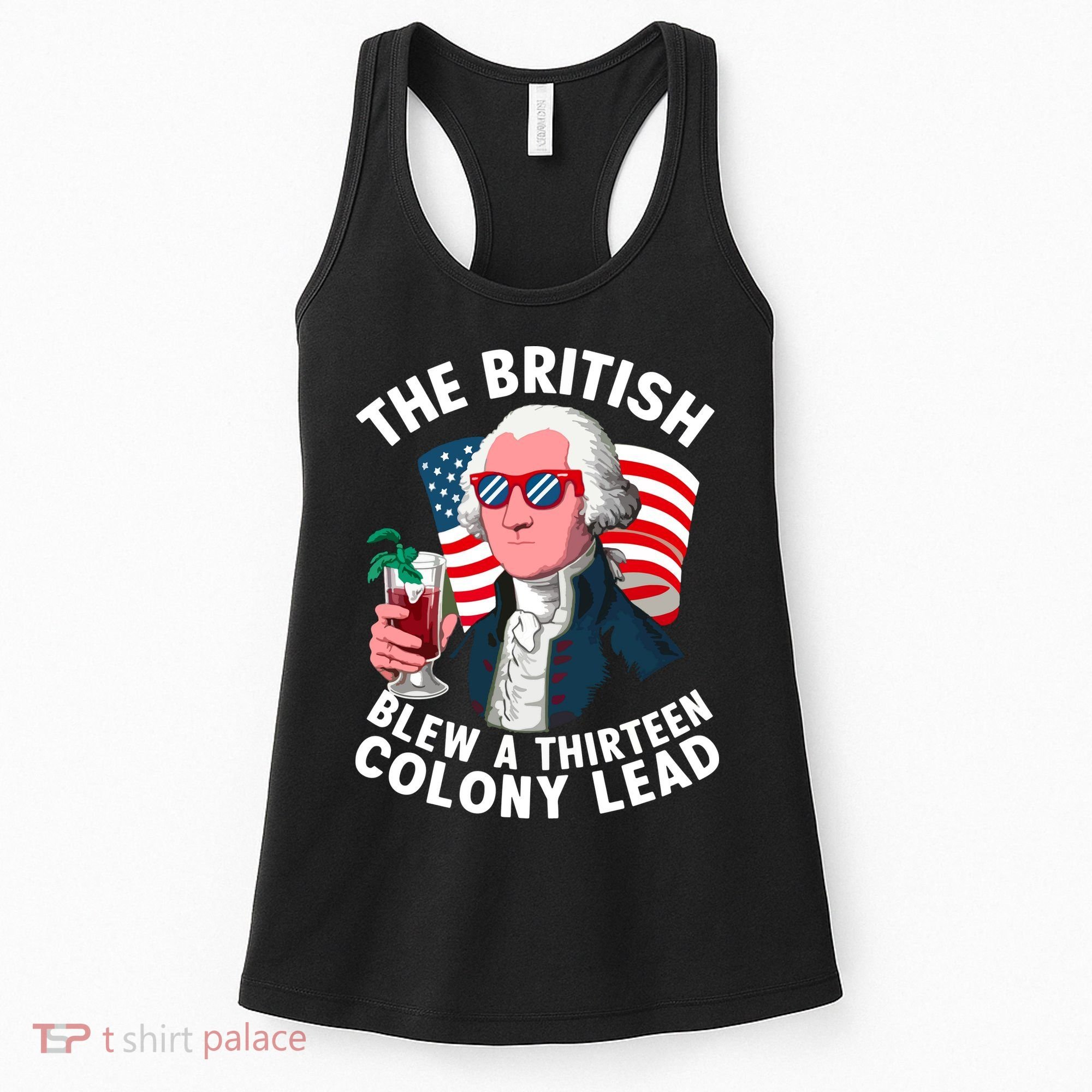 The British Blew A 13 Colony Lead Women's Tank Top