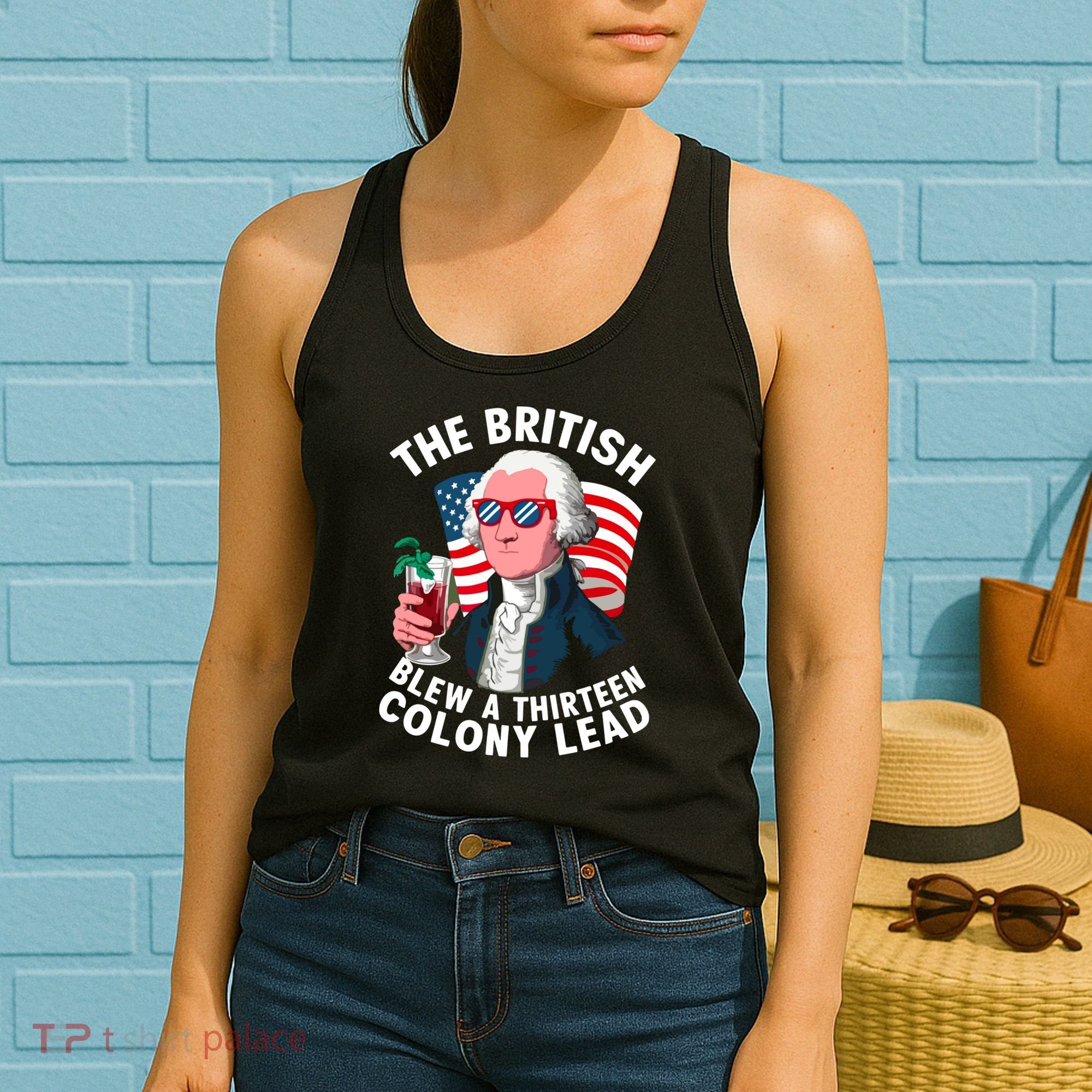 The British Blew A 13 Colony Lead Women's Tank Top