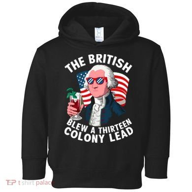 The British Blew A 13 Colony Lead Toddler Hoodie
