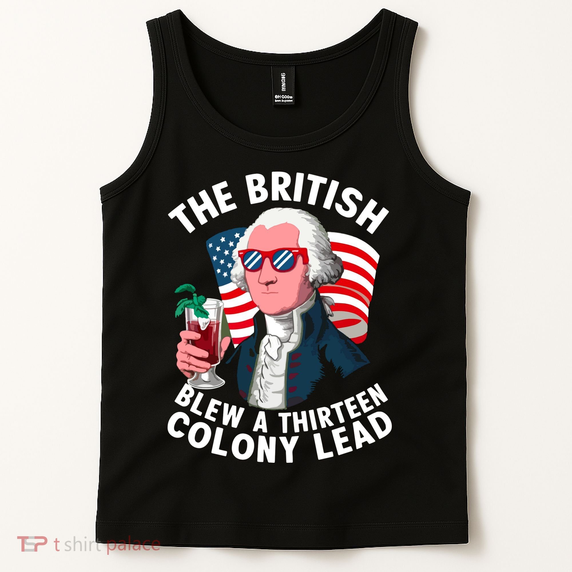 The British Blew A 13 Colony Lead Tank Top