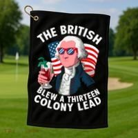 The British Blew A 13 Colony Lead Golf Towel thumb 1