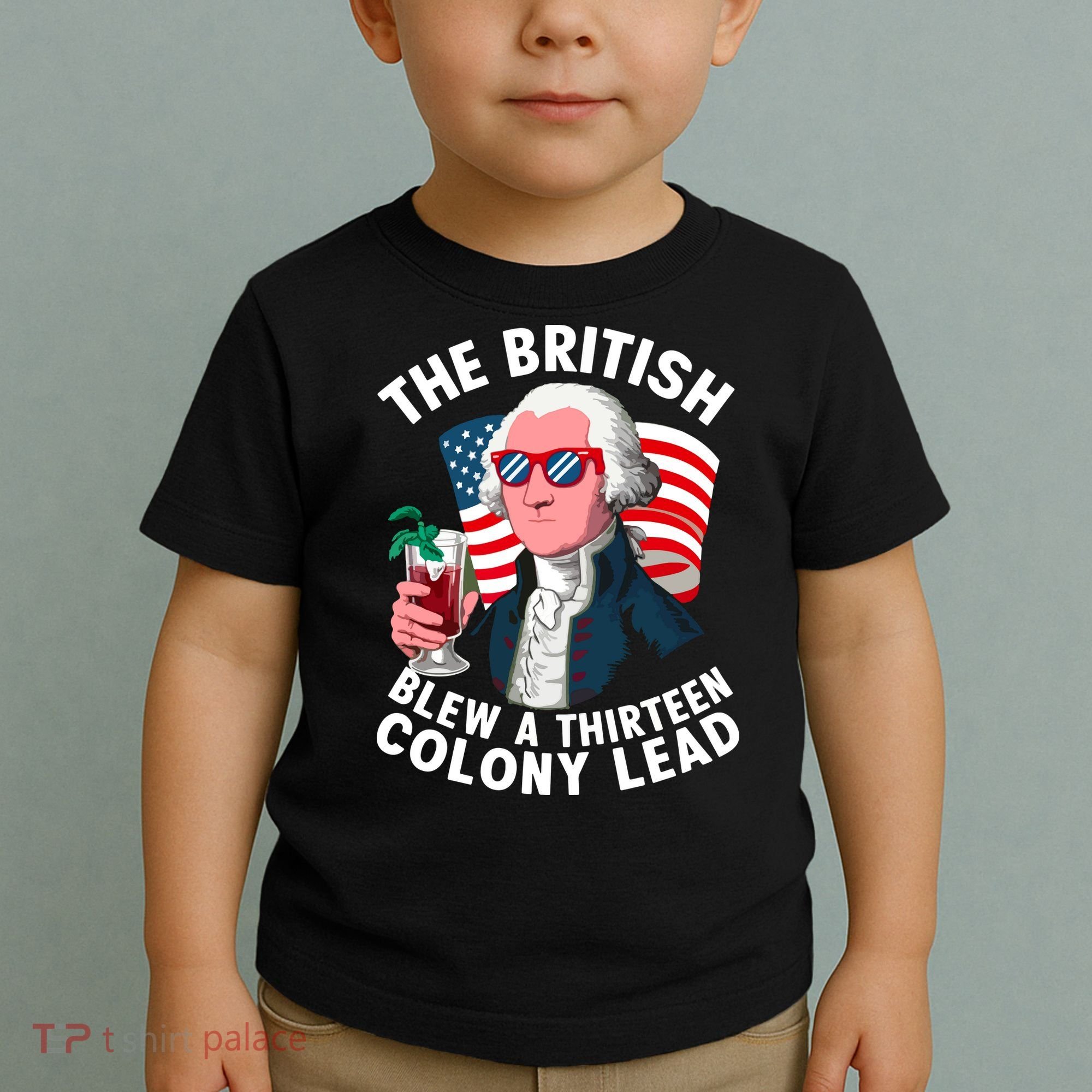The British Blew A 13 Colony Lead Toddler T-Shirt