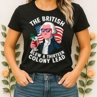 The British Blew A 13 Colony Lead Women's T-Shirt thumb 2