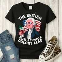 The British Blew A 13 Colony Lead Women's T-Shirt thumb 3