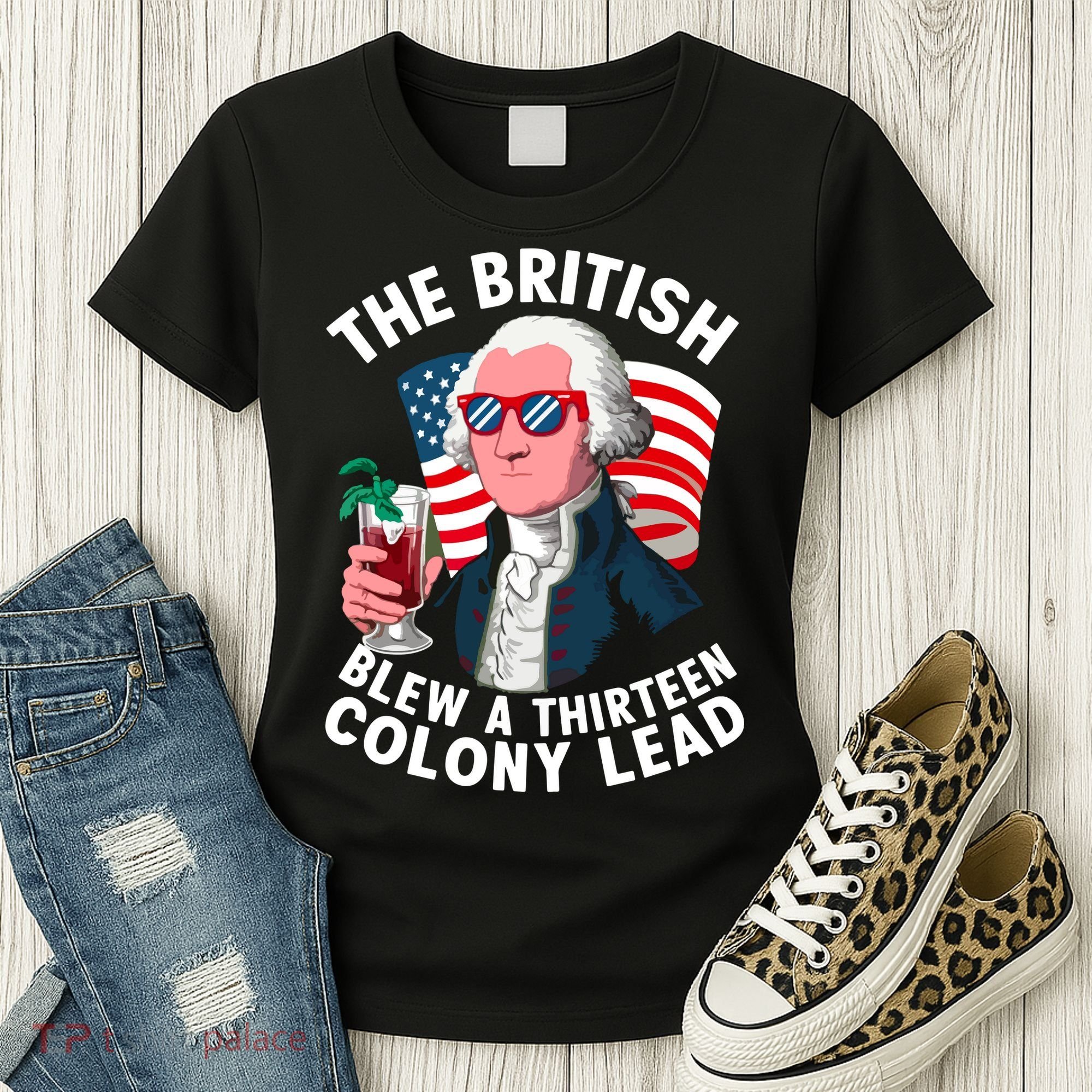 The British Blew A 13 Colony Lead Women's T-Shirt