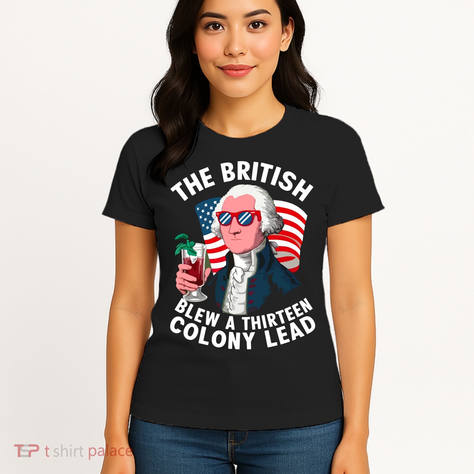 The British Blew A 13 Colony Lead Women's T-Shirt