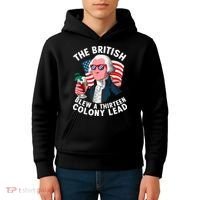 The British Blew A 13 Colony Lead Kids Hoodie thumb 4