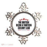 The British Blew A 13 Colony Lead Funny Historical Quote Ornament thumb 0