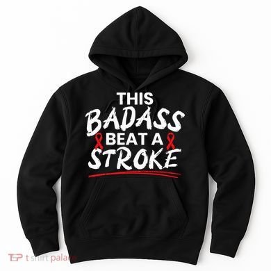 This Badass Beat A Stroke Awareness Brain Attack I Wear Red Hoodie