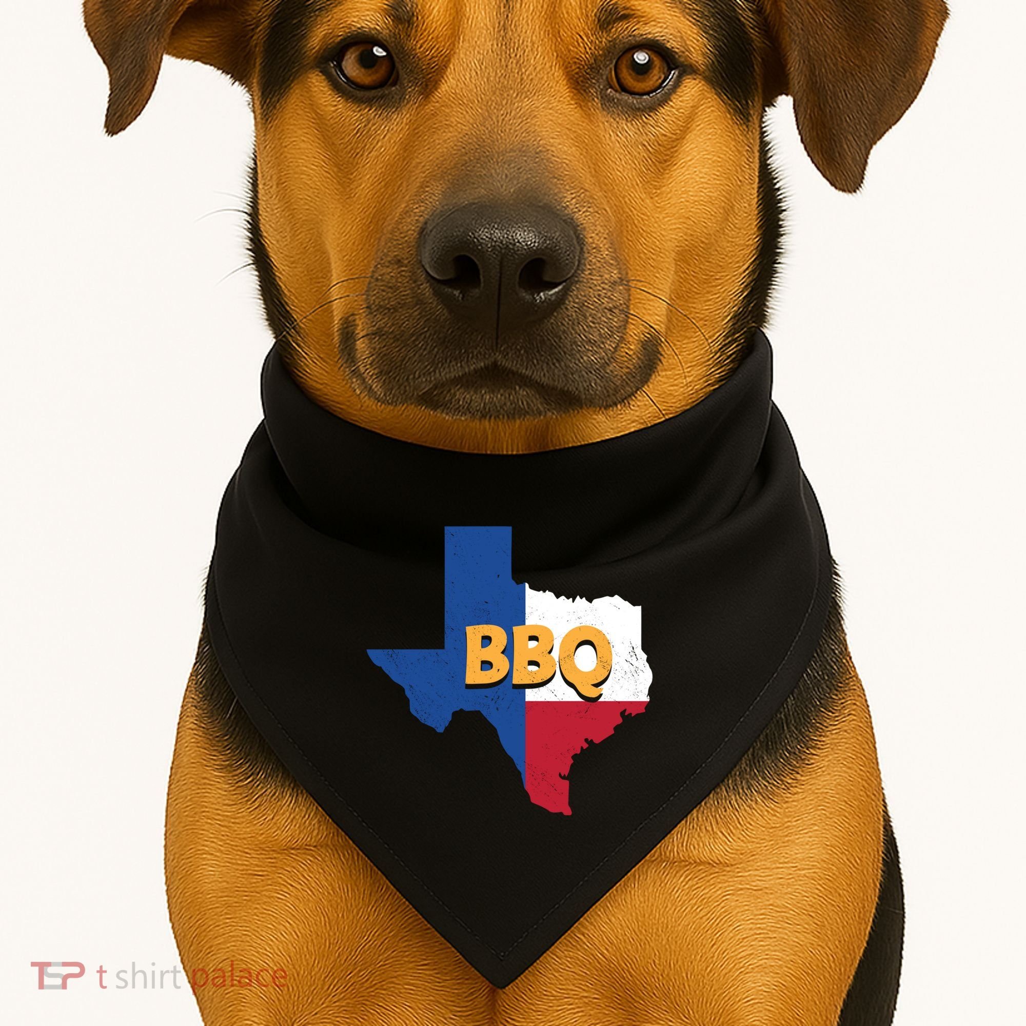 Texas Bbq Barbeque Party Grillmaster Grilling Smoking Meat Gift USA-Made Doggie Bandana