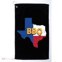 Texas Bbq Barbeque Party Grillmaster Grilling Smoking Meat Gift Golf Towel thumb 0