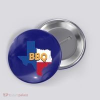 Texas Bbq Barbeque Party Grillmaster Grilling Smoking Meat Gift Button thumb 0