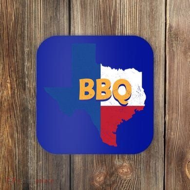 Texas Bbq Barbeque Party Grillmaster Grilling Smoking Meat Gift Coaster
