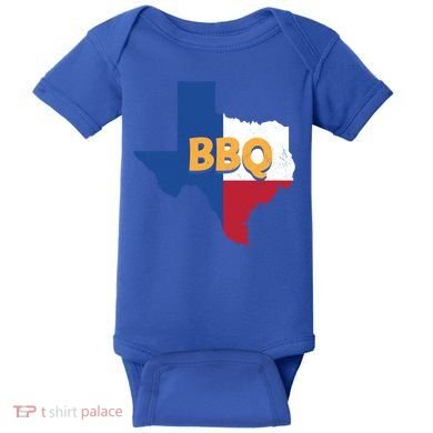 Texas Bbq Barbeque Party Grillmaster Grilling Smoking Meat Gift Baby Bodysuit