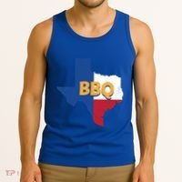 Texas Bbq Barbeque Party Grillmaster Grilling Smoking Meat Gift Tank Top thumb 3