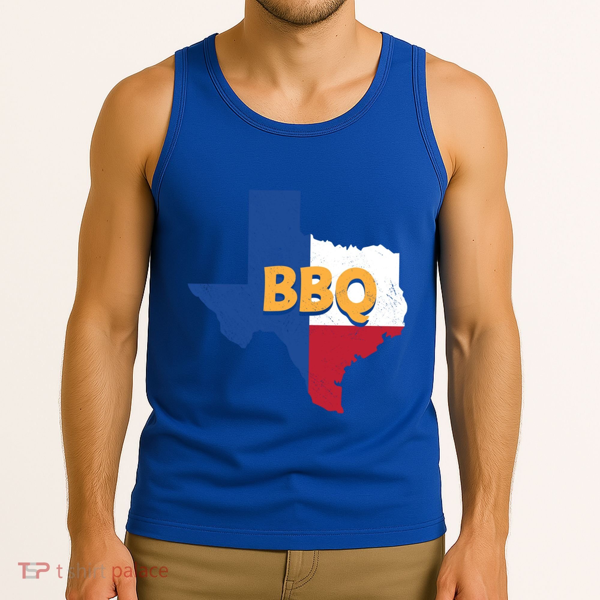 Texas Bbq Barbeque Party Grillmaster Grilling Smoking Meat Gift Tank Top