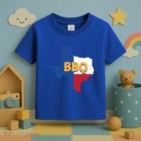 Texas Bbq Barbeque Party Grillmaster Grilling Smoking Meat Gift Toddler T-Shirt thumb 3