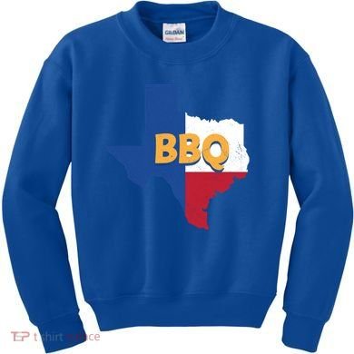 Texas Bbq Barbeque Party Grillmaster Grilling Smoking Meat Gift Kids Sweatshirt