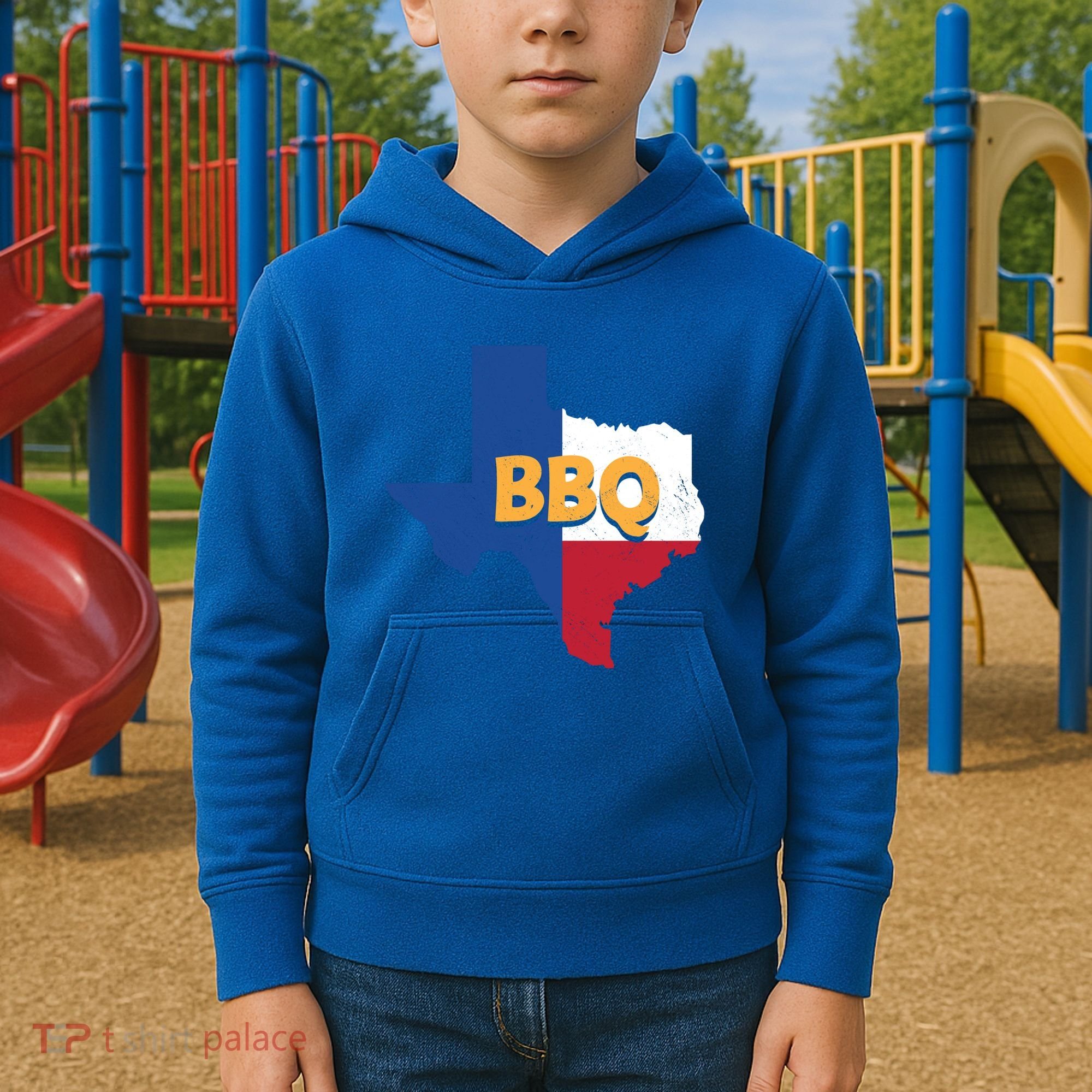 Texas Bbq Barbeque Party Grillmaster Grilling Smoking Meat Gift Kids Hoodie