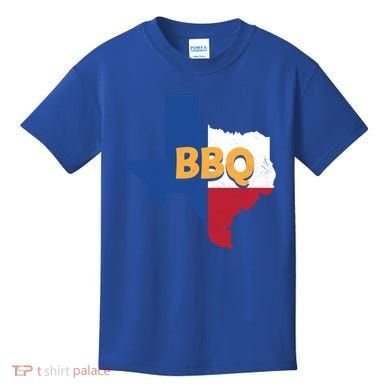 Texas Bbq Barbeque Party Grillmaster Grilling Smoking Meat Gift Kids T-Shirt