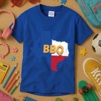 Texas Bbq Barbeque Party Grillmaster Grilling Smoking Meat Gift Kids T-Shirt thumb 3