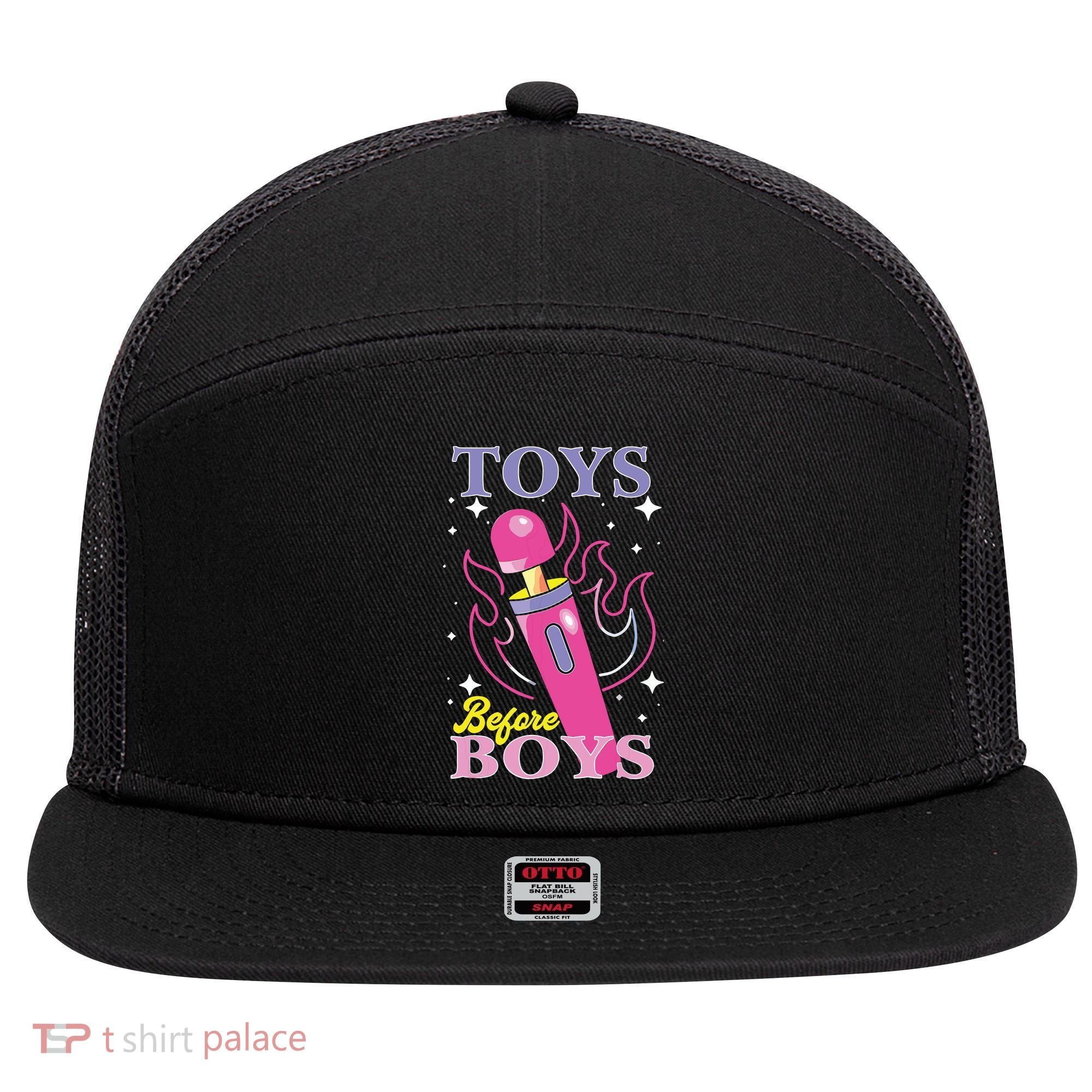 Toys Before Boy 7 Panel Mesh Trucker Snapback Hat