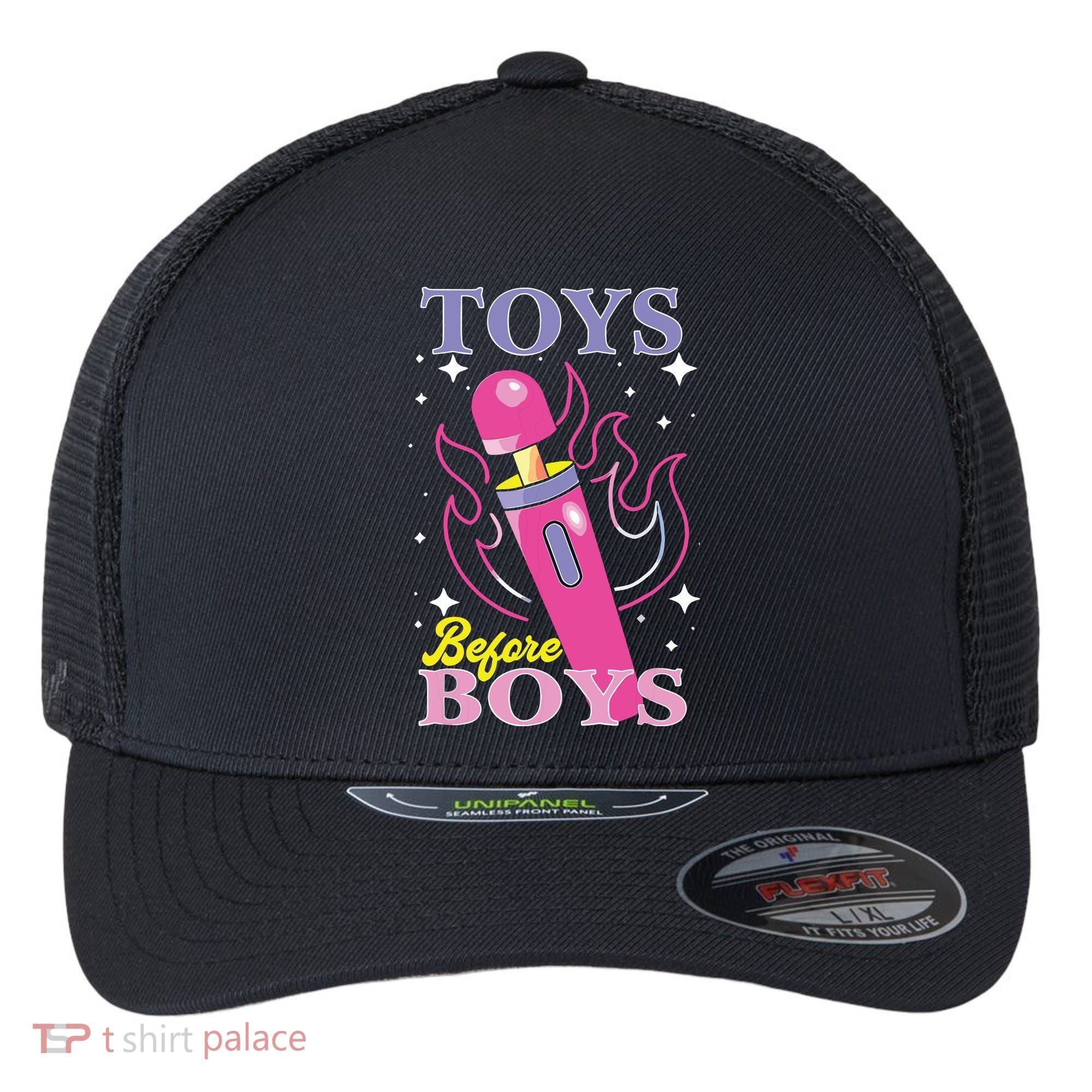 Toys Before Boy Flexfit Unipanel Trucker Cap