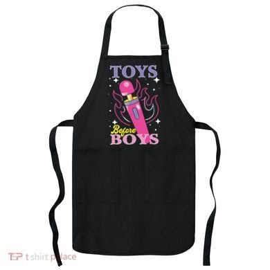 Toys Before Boy Apron