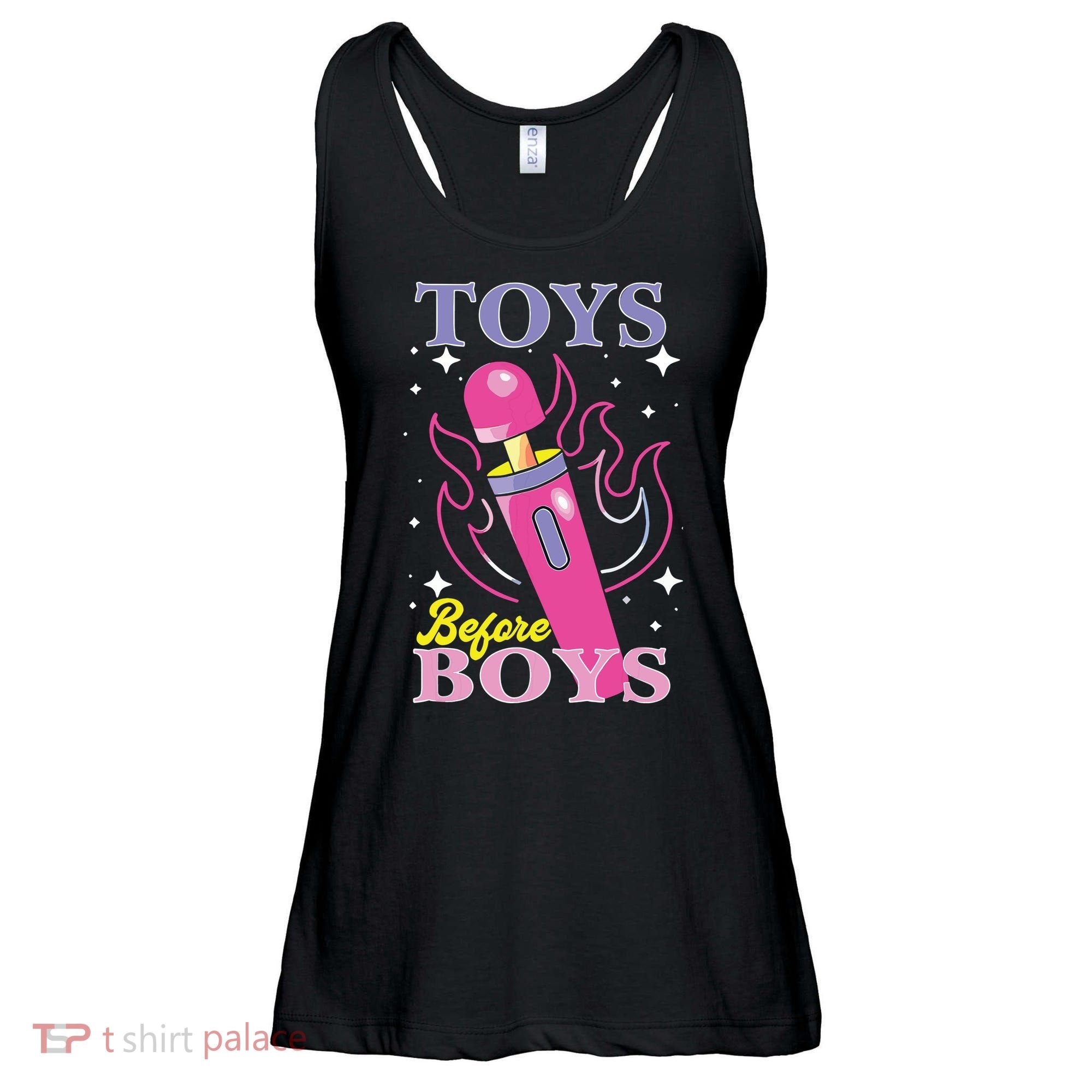 Toys Before Boy Ladies Essential Flowy Tank