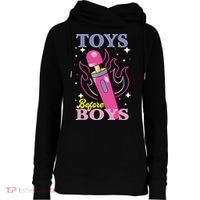 Toys Before Boy Womens Funnel Neck Pullover Hood thumb 0