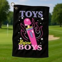 Toys Before Boy Golf Towel thumb 1