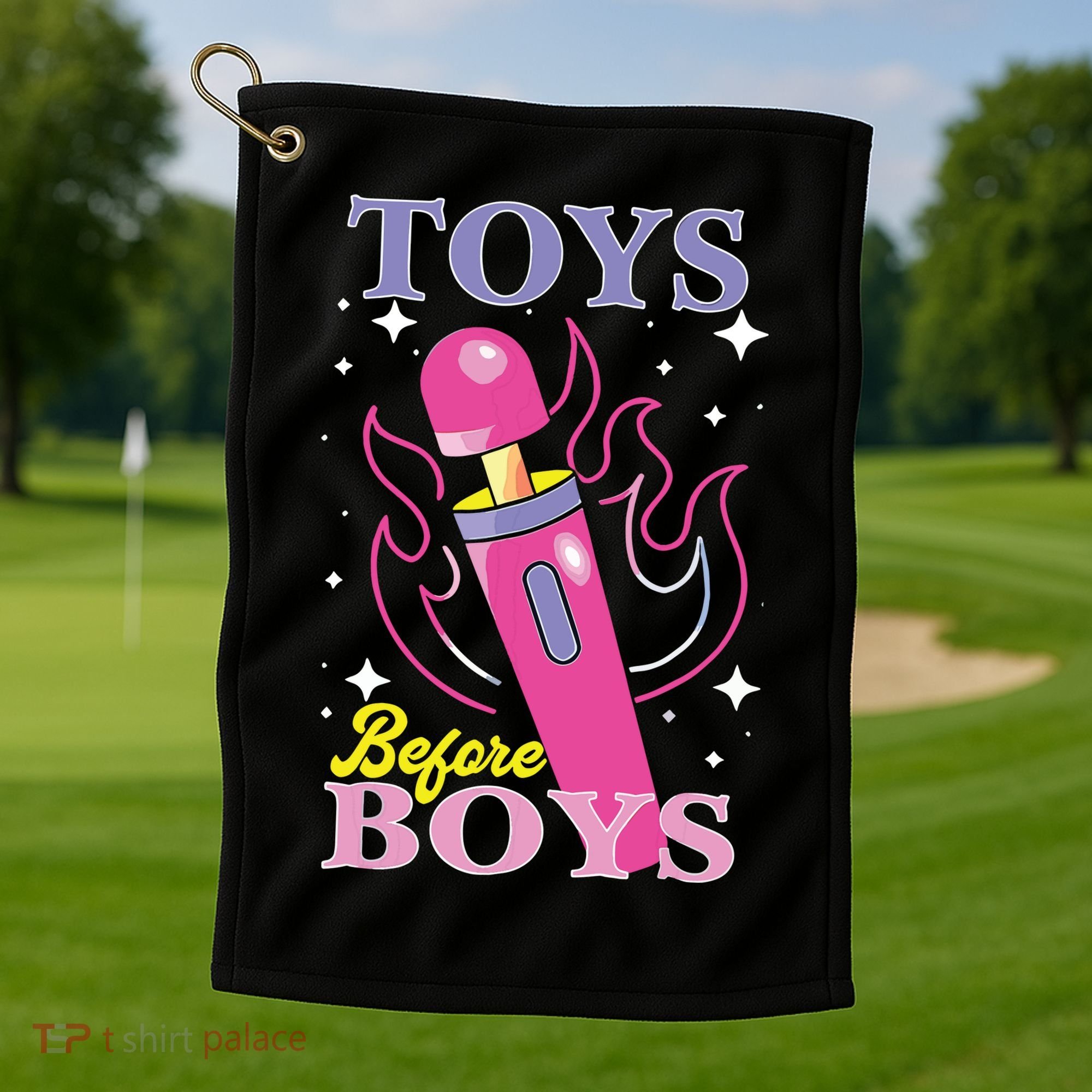 Toys Before Boy Golf Towel