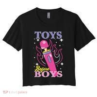 Toys Before Boy Women's Crop Top Tee thumb 0