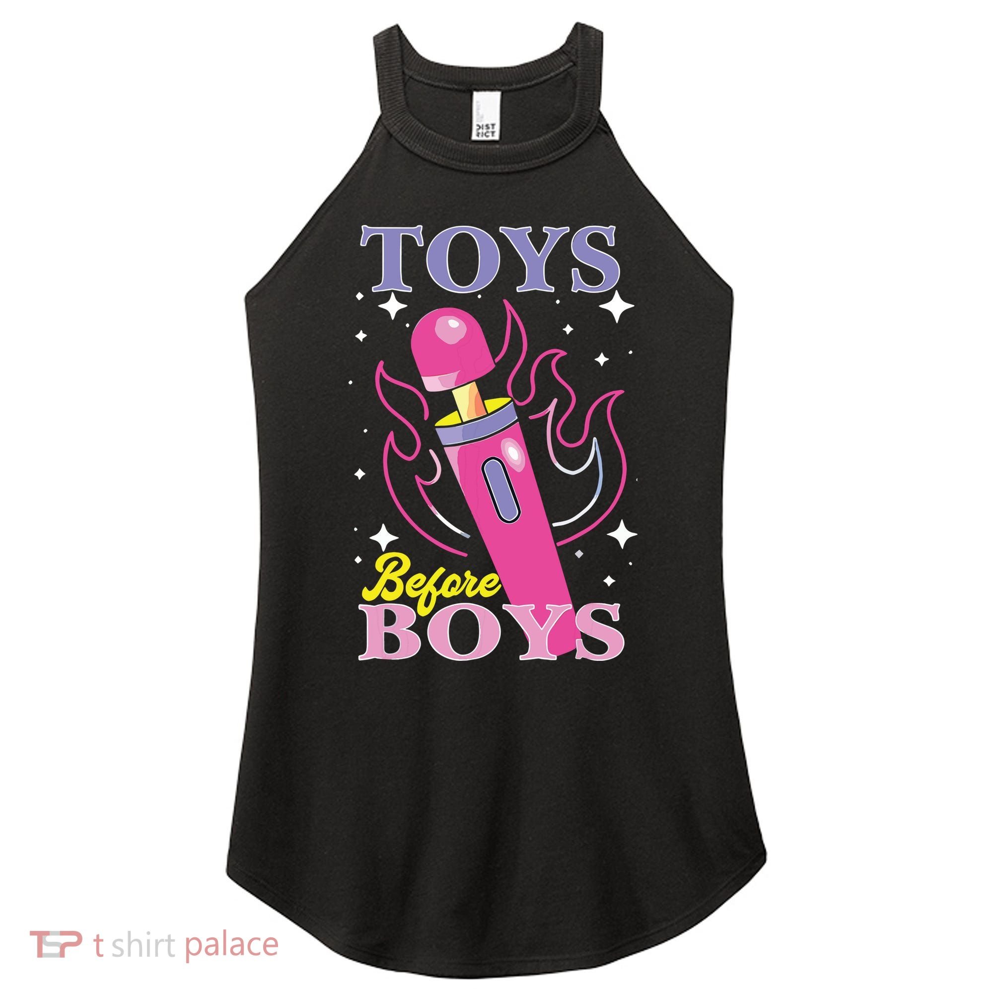Toys Before Boy Women's Perfect Tri Rocker Tank