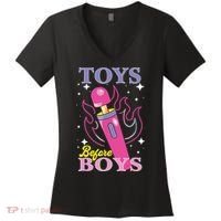 Toys Before Boy Women's V-Neck T-Shirt thumb 0