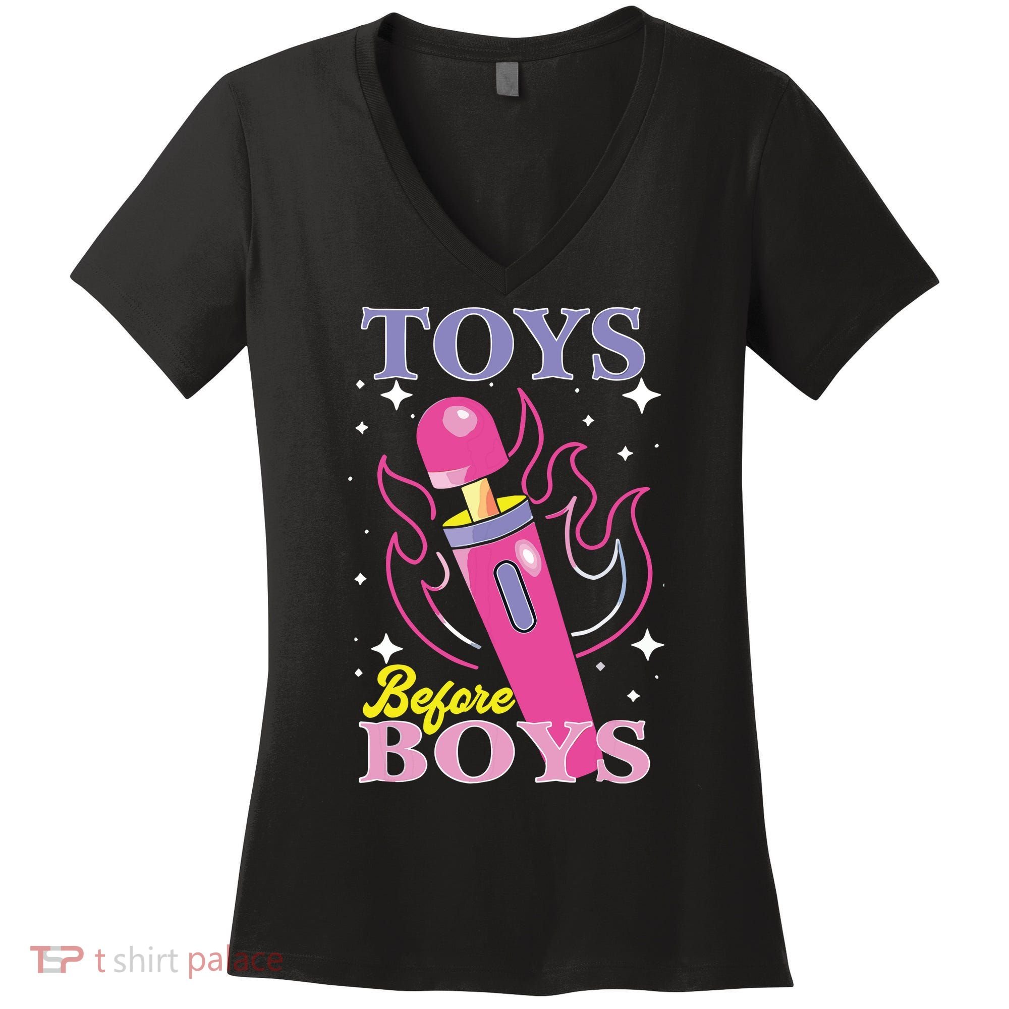 Toys Before Boy Women's V-Neck T-Shirt