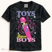 Toys Before Boy Kids Tie-Dye T-Shirt thumb 0