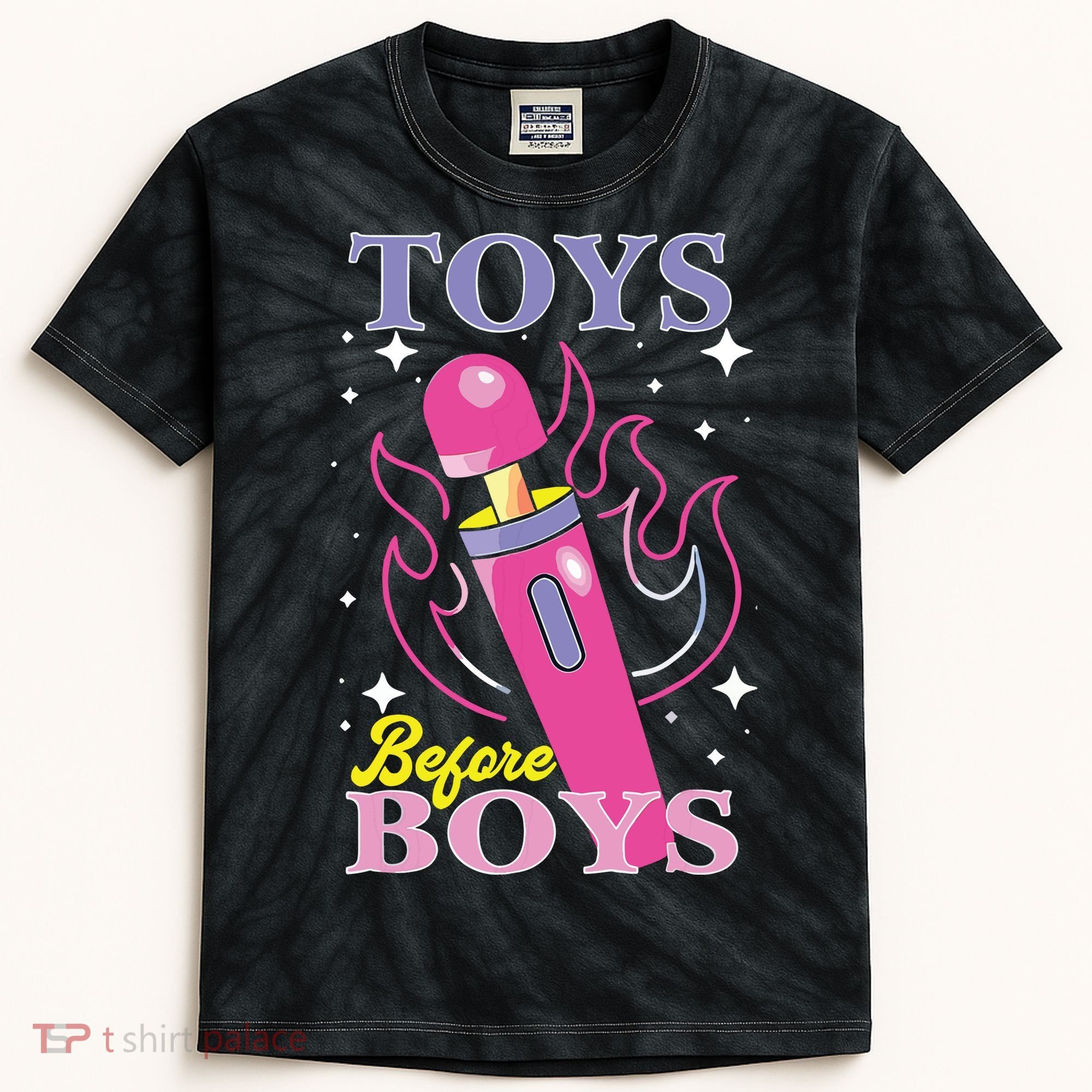 Toys Before Boy Kids Tie-Dye T-Shirt
