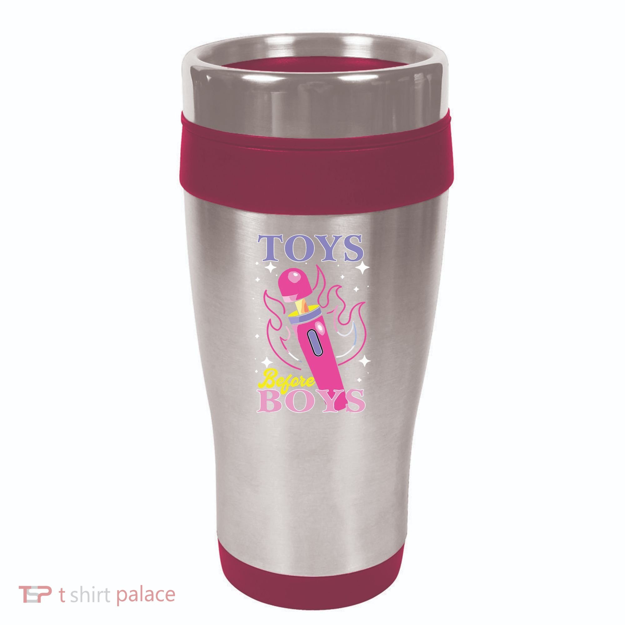 Toys Before Boy 16oz Travel Tumbler