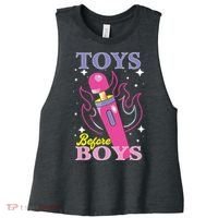 Toys Before Boy Women's Racerback Cropped Tank thumb 0