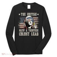 The British Blew A 13 Colony Lead 4th Of July Long Sleeve Shirt thumb 0