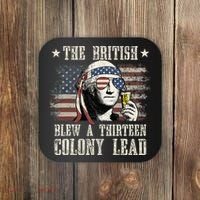 The British Blew A 13 Colony Lead 4th Of July Coaster thumb 0